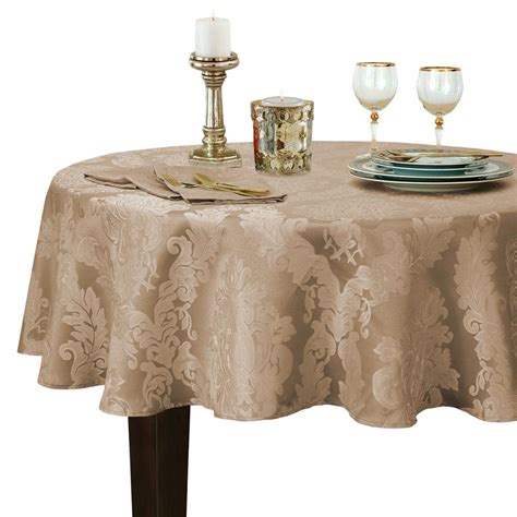 round tablecloth beige|beige tablecloth oblong.